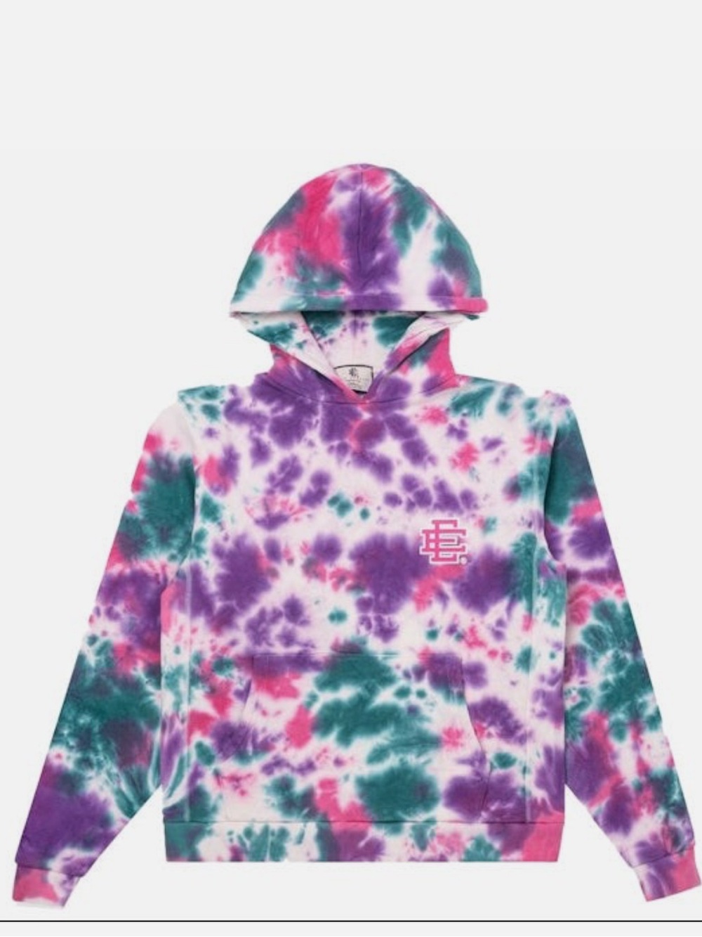 Eric Emanuel EE V2 Hoodie in Purp Spot Dye